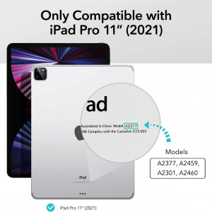 Husa de protectie pentru iPad PRO 2021 Esr, plastic, albastru deschis, 11 inchi