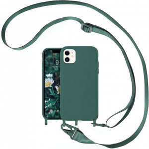 Husa de protectie pentru iPhone 11 Domaver, silicon, verde, 6,1 inchi