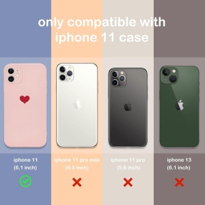 Husa de protectie pentru iPhone 11 Newseego, silicon, roz/rosu, 6,1 inchi