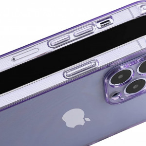 Husa de protectie pentru iPhone 12 PRO Tigratigro, TPU, violet opac, 6,1 inchi - Img 3