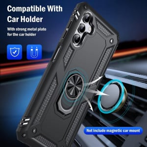 Husa de protectie pentru Samsung Galaxy A13 5G USLAI, TPU/silicon/metal, negru, 6,5 inchi