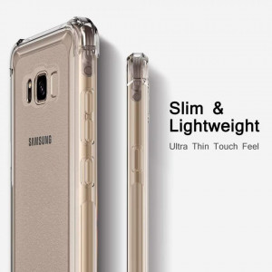 Husa de protectie pentru Samsung Galaxy S8/S8+ DYGG, silicon, transparent, 5,8 inchi - Img 7