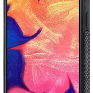 Husa slim pentru Samsung Galaxy A10 Sibada, TPU/piele, negru, 6,2 inchi