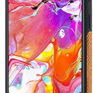 Husa slim pentru Samsung Galaxy A70 Sibada, TPU/piele, maro, 6,7 inchi