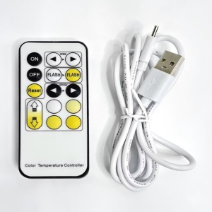 KRIM aplica perete cu baterii 47 cm, LED 4W 3000K dimmer tactil telecomanda, aluminiu mat, reincarcabil USB-C, alb - Verificat A · Re-Bloom - Img 6