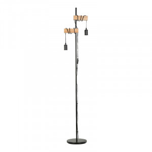 Lampadar Acuff, metal, negru, 166,5 x 25 x 20,5 cm - Img 8