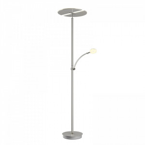 Lampadar Anniki, LED, metal/acril, argintiu, 43 x 180 cm