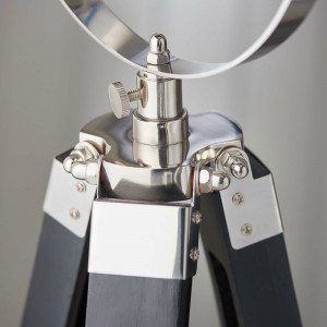 Lampadar Compton din metal, negru, H 172 cm - Img 5