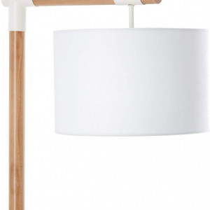Lampadar Eloi, lemn/textil, maro, 30 x 168 x 48 cm, 60w - Img 4