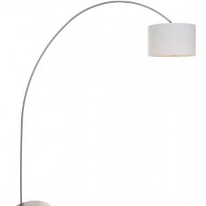 Lampadar Mexlite V, metal/textil, alb, 35 x 180 x 170 cm
