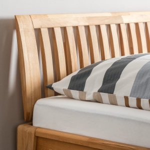 LayaWOOD cadru pat 180x200 cm, lemn masiv fag uleiat, inaltime 92 cm, natur - Verificat A · Re-Bloom - Img 6