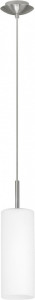 Lustra tip pendul Troy Elegance I, metal/sticla, alba, 10,5 x 110 cm, 60w - Img 2
