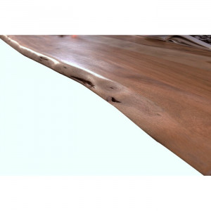 Masă Ryegate, maro/neagra, 160 x 85 x 77 cm - Img 2