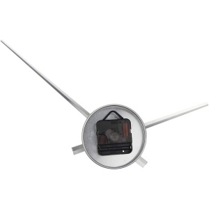 Mecanism cu quartz pentru ceas Burnvale, aluminiu, argintiu, 10 x 23,5 x 31,5 cm - Img 4
