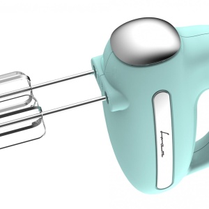 Mixer de mana Fram FHM-3005GR, Putere 300W, 5 Viteze + Turbo, Teluri si carlige inox, Verde - Img 3