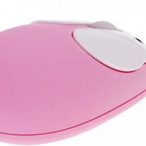 Mouse optic cu fir BestFire, aspect de iepuras, roz, 1200DPI - Img 5