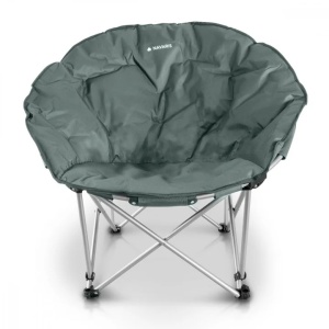 Navaris scaun pliabil de exterior, captusit, max 150kg, 84x22x21cm, Gri - Verificat A · Re-Bloom - Img 4