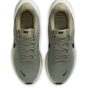 Nike, Pantofi Revolution 8 pentru alergare, Negru, Verde prafuit, Verde spranghel, 42.5, Resigilat, Grad A - Img 3