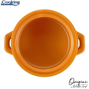 Oala ceramica cu capac Cooking by Heinner - Origini Chef Nicolai Tand, 17 x 18 cm, 4.5 L - Img 3