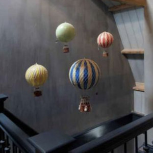 Obiect decorativ tip balon zburator rosu - Img 5