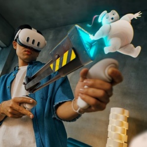 Ochelari VR META Oculus Quest 3, 128GB, RESIGILAT (ca nou), 1 AN GARANTIE - Img 3