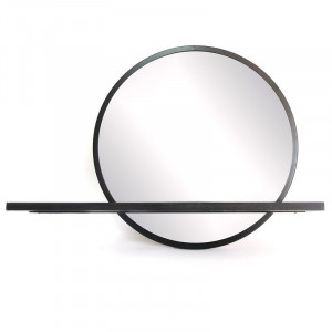 Oglinda Auryanna, negru, 45 x 35 x 11 cm - Img 4