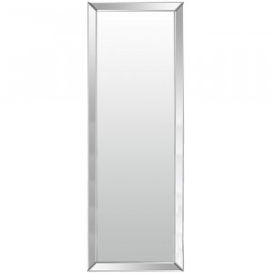 Oglindă de perete Chadwick, argintie, 160 x 60 x 4,5 cm - Img 1