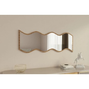 Oglinda de perete Re-Bloom Hanah Home, MDF 100%, 40x120x2.2 cm, alb/nuc - Verificat A · Re-Bloom - Img 6