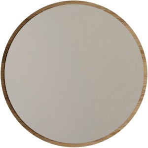 Oglinda de perete Re-Bloom, PAL/sticla, natur, 60 x 60 cm - Img 1