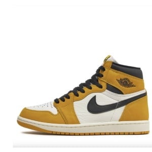 Pantofi sport pentru barbati Air Jordan 1 Retro High OG, Marimea 43, Multicolor, piele naturala, Talpa din cauciuc cu sistem de amortizare Air, model DZ5485 701