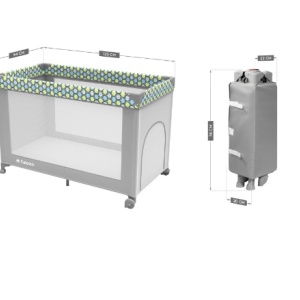 Patut pliant pentru copii Mark Adler Dream 3.0, 125 cm - Img 5