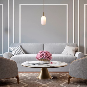 Pendul Rabalux Sinopia, 1xE27, auriu-opal