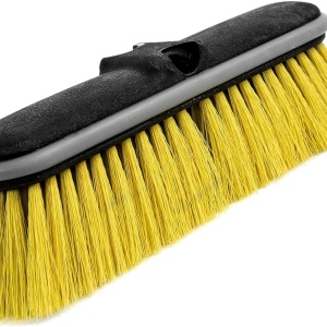 Perie medie compatibila cu manerul extensibil DocaPole, plastic, galben/negru