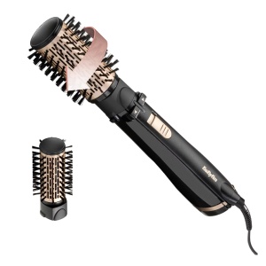 Perie Rotativa BABYLISS Big Hair AS962ROE, 1000W, 2 capete rotative, functie ionica, Negru, Resigilat, Grad A