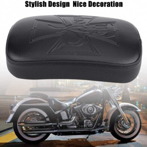 Perna cu 8 ventuze pentru motocicleta Aramox, piele sintetica, negru, 27 x 19,5 cm - Img 3