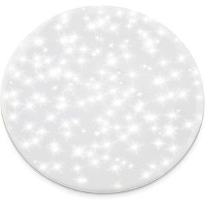 Plafoniera, 24 W, 2000 lm, Diametru 315 mm, Rotund, 2700 K Alb cald, cu efect de sclipici, Resigilat, Grad A