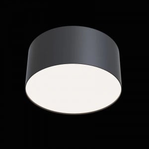 Plafoniera Deola, LED, aluminiu, negru, 5,5 x 12 x 12 cm, 12W