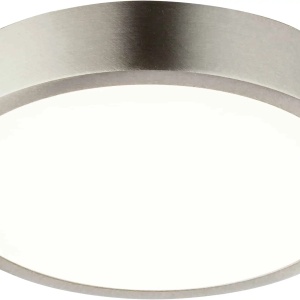 Plafoniera LED Globo Lighting Vitos, 15W, 4000K, alb, nichel, dimabil