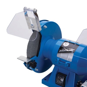 Polizor de banc cu 2 discuri Silverline, 150W