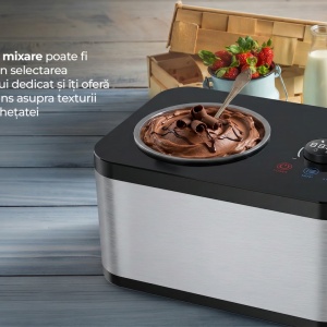Produs Resigilat Aparat de făcut înghețată HEINNER SweetFreeze HICM-DW154SSBK - Img 10