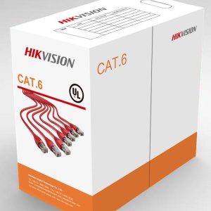 Produs Resigilat Cablu U/UTP cat.6 Hikvision, DS-1LN6-UU, 23AWG, material cupru integral, ANSI/TIA-568-C.2 PVC, cutie 305 metri.