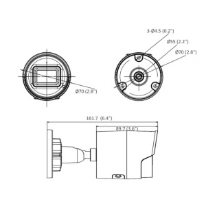 Produs Resigilat Camera supraveghere Hikvision IP bullet DS-2CD2083G2-IU(2.8mm), 8MP, Acusens - filtrarea alarmelor false dupa corpul uman si masini, microfon audio incorporat, senzor 1/2.8" Progressive Scan CMOS, rezolutie 3840 × 2160@20fps, iluminare Co - Img 2