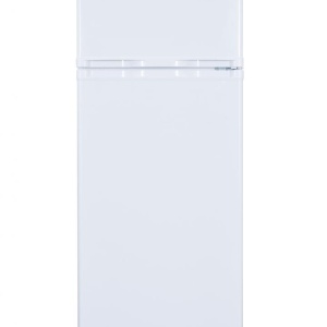 Produs Resigilat Frigider cu doua usi Heinner HF-H2206E++, clasa energetica: E, capacitate totala: 206L, capacitate frigider: 169L, capacitate congelator: 37L, control mecanic cu termostat ajustabil, lumina LED, 3Â rafturi sticla frigider