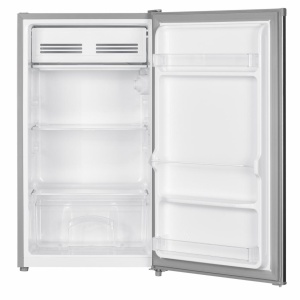Produs Resigilat Frigider Heinner HF-HM90SE++, clasa energetica E, capacitate totala: 90 L, lumina LED, 1 raft din sticla, dimensiuni (WxDxH): 48 x 45 x 85 cm, culoare: Argintiu - Img 2