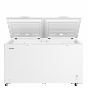 Produs Resigilat Lada frigorifica Heinner HCF-M508INVCE++, clasa energetica: E, compresor Inverter, functionare convertibila (Frigider/Congelator), capacitate totala: 508L, control mecanic, rezistenta la frig, lumina LED, 2 cosuri - Img 2
