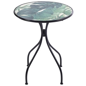 Produs Resigilat Masa bistro Re-Bloom Cozzana, fier/ceramica, 60x60x75 cm, 50 kg, multicolor - Verificat A - Img 1