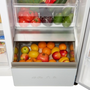 Produs Resigilat Side by Side HEINNER HSBS-HM592NFDXWDE++, No Frost, 592 l, Class E, Water dispenser, Inox anthracite - Img 5