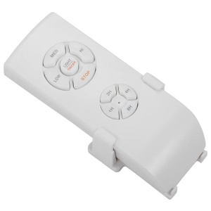 Produs Resigilat Ventilator de tavan cu lumina Re-Bloom Ibar, fier/acrilic, 50x50x55 cm, LED SMD 2835 2880lm 3 temp culoare, 3 viteze, telecomanda, IP20, alb/transparent/argintiu - Verificat A - Img 6