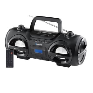 Radio FM cu CD si Bluetooth GoGEN CDM 425 SUBT, 25 W, CD, MP3, USB, SD card, telecomanda, negru