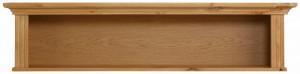 Raft de perete Teresa, lemn masiv, maro, 120 x 23 x 26 cm - Img 5